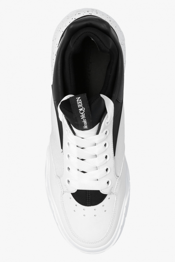 スニーカー Alexander McQueen 727366 WIAAV COURT TECH Sneakers McQueen Court Tech sneakers for Men - Black in UAE | Level Shoes